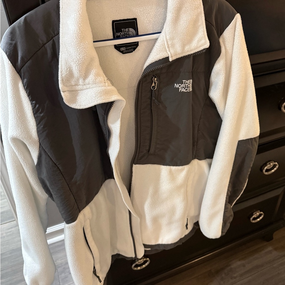 The North Face Black and White Fleece Jacket